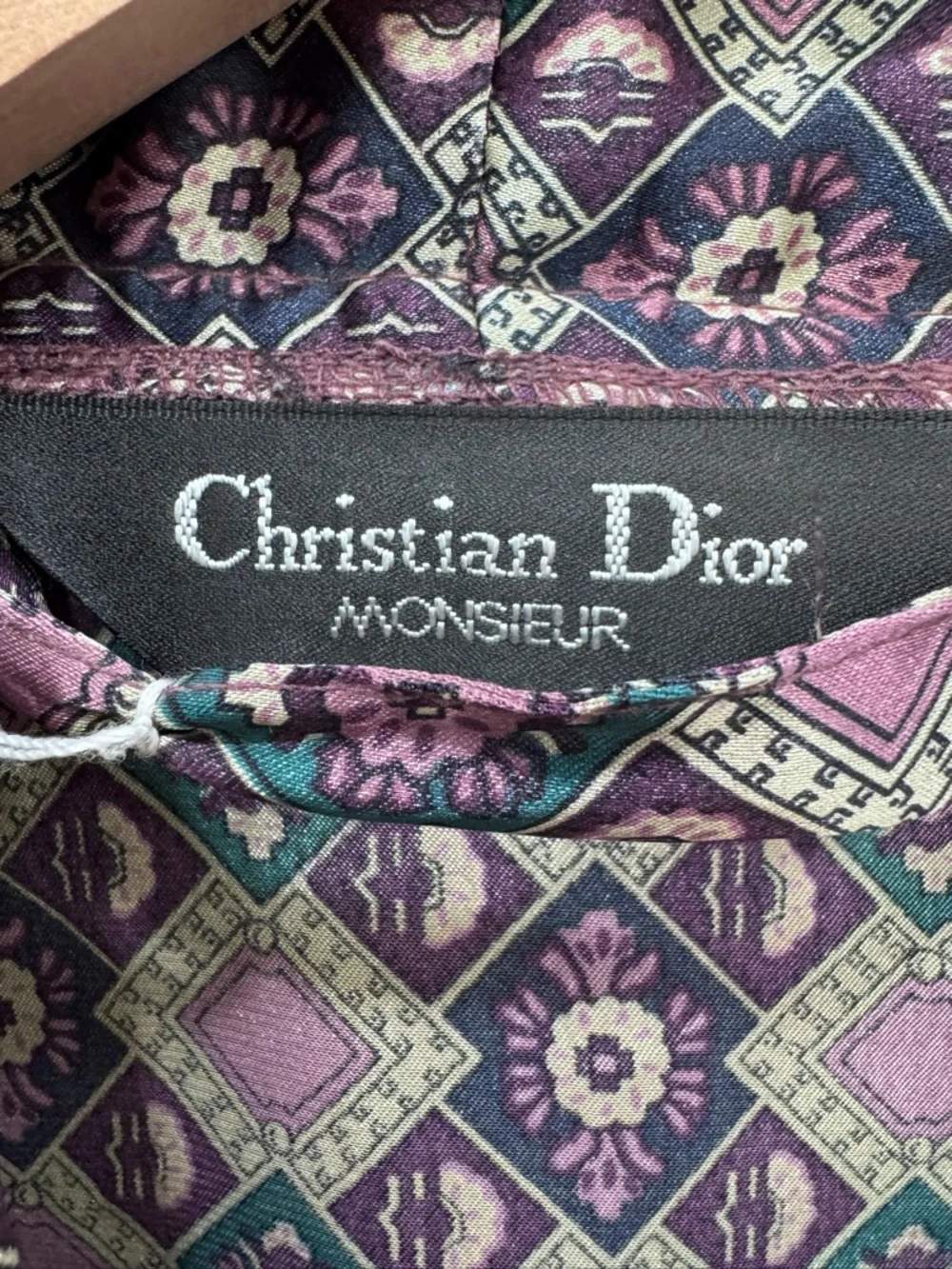 Christian Dior Monsieur Vintage Kimono Lounge Smoking Robe O/S - Picture 3 of 6